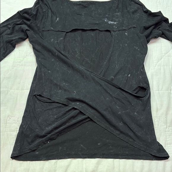 Guess Vintage 90s Stonewashed Black Graphic 3/4 Sleeve Tee Size Medium - Picture 7 of 12